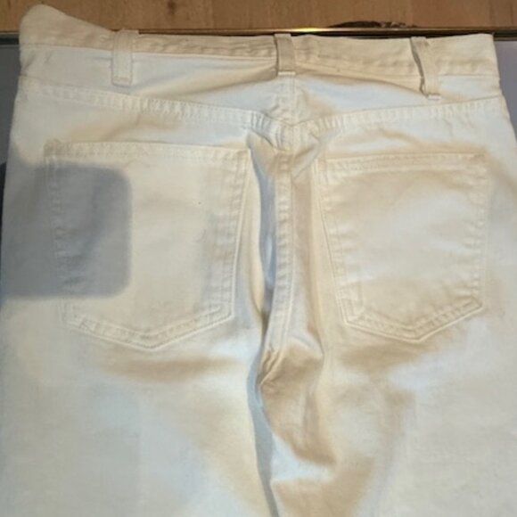 Pre-Loved Nili Lotan Smith Off-White/Cream Jeans - Size 25 - Picture 6 of 6